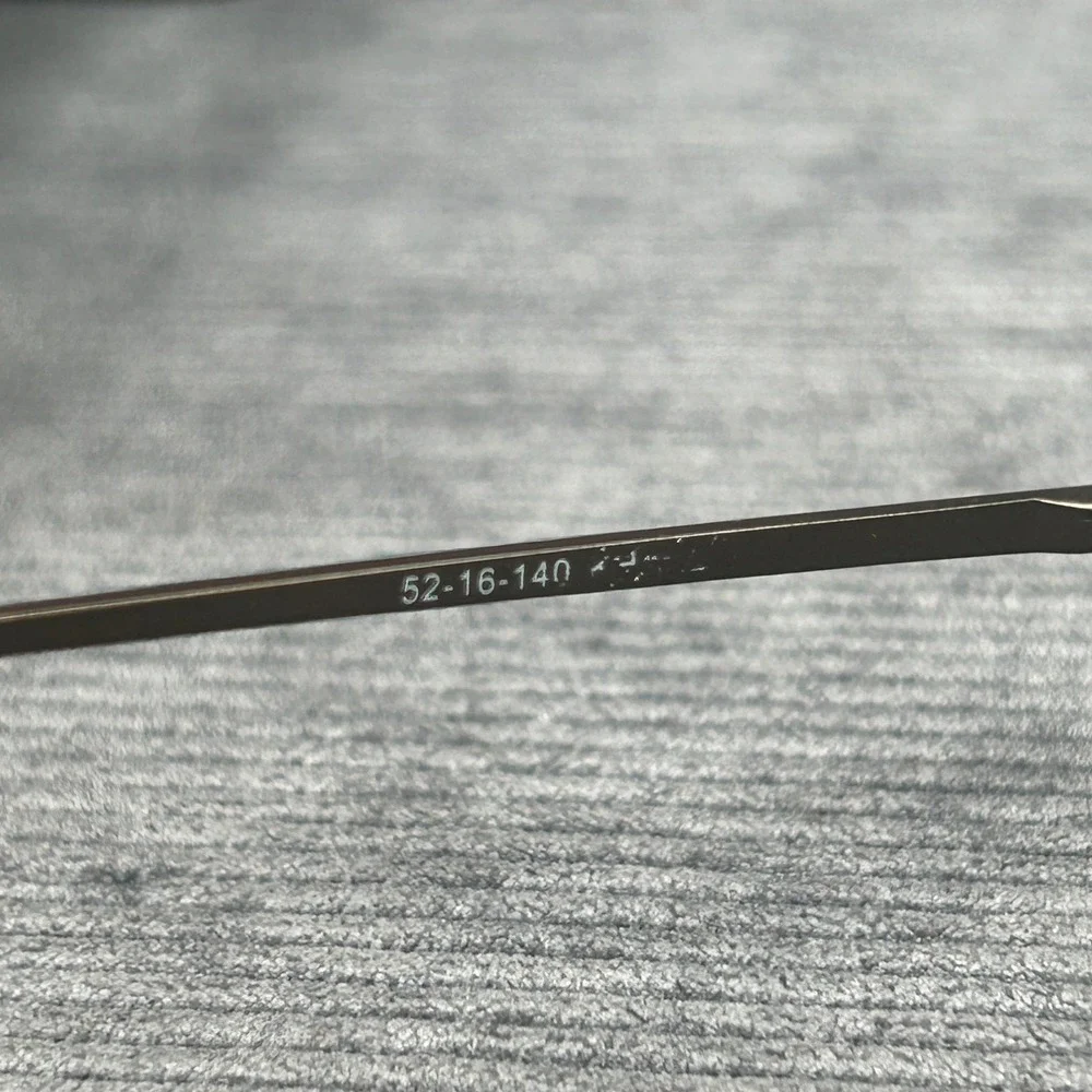 Casino Eyewear CB1083 Bronze Semi Rimless Rectangular Frames 52-16-140
